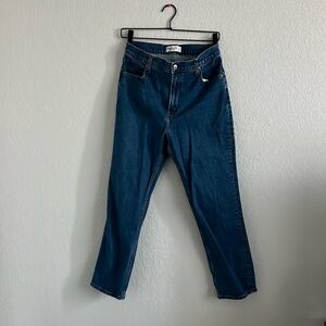 Abercrombie The Ankle Straight Ultra High Rise Jean